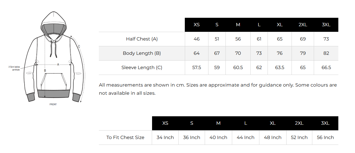 Unisex Adult Varsity Hoodie